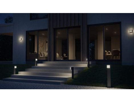 Lampa elewacyjna bez czujnika Steinel L 845 C LED Bluetooth Mesh Connect 9W 3000K 719lm IP44 IK03 230V antracyt / aluminium - 3