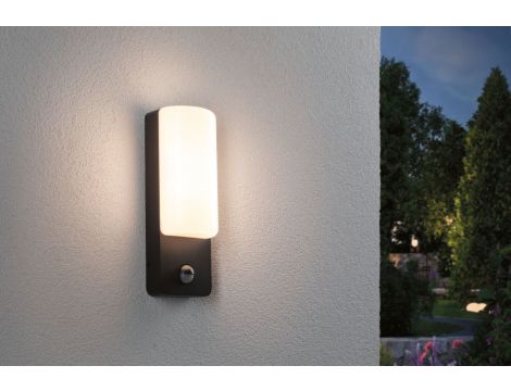 Oprawa elewacyjna BONNIE LED PIR 8.5W 560lm 3000K IP44 230V antracyt aluminium - 3