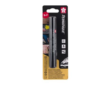 Marker Permapaque Dual Point czarny, Sakura