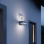 Oprawa numeryczna elewacyjna z czujnikiem ruchu i zmierzchu Steinel L 820 SC LED iHF Bluetooth Mesh Connect 9,8W 3000K 679lm IP44 IK03 230V srebrna / aluminium - 3