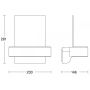 Oprawa numeryczna elewacyjna z czujnikiem ruchu i zmierzchu Steinel L 820 SC LED iHF Bluetooth Mesh Connect 9,8W 3000K 679lm IP44 IK03 230V srebrna / aluminium - 4