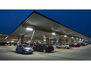 Oprawa liniowa z modułem awaryjnym i z czujnikiem  ruchu STEINEL RS PRO 5150 SC EM LED HF DIM Bluetooth Mesh 42W 4000K 5940lm LED IP65 IK07 230V szary / tworzywo sztuczne - image 2