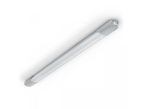 Oprawa liniowa z modułem awaryjnym i z czujnikiem  ruchu STEINEL RS PRO 5150 SC EM LED HF DIM Bluetooth Mesh 42W 4000K 5940lm LED IP65 IK07 230V szary / tworzywo sztuczne