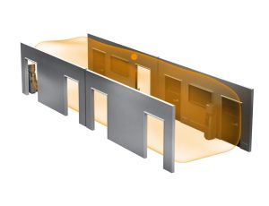 Czujnik obecności i zmierzchu HALLWAY KNX V3.5 podtynkowy z łapkami IP20 kwadrat biały - image 2