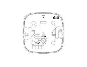 Czujnik obecności i zmierzchu HF 360 KNX V3.1 podtynkowy IP20 kwadrat biały - image 2