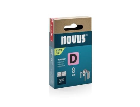 Zszywki typ D 53 F/8 NOVUS [1200 szt.]