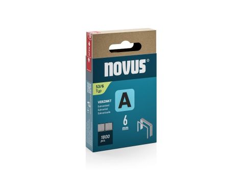 Zszywki typ A 53/6 NOVUS [1800 szt]