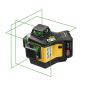 Laser wieloliniowy LAX 600G, system 12 V, zestaw 7-częściowy, z akumulatorem i ładowarką - 3