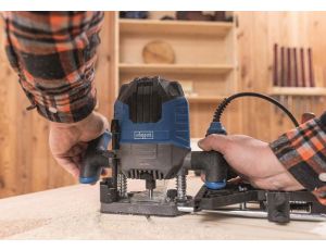 Frezarka górnowrzecionowa Scheppach WRT1200 + zestaw frezów w walizce