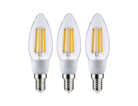 Źródło światła LED ECO LINE świecowa 3X2.5W 525lm E14 3000K 230V przezroczysty / szkło