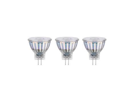 Źródło światła LED MR11 GU4 3x4.2W 345lm 36st. 2700K 12V srebrny / szkło