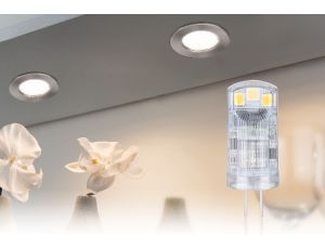 Źródło światła LED G4 1.8W 200lm 2700K 12V przezroczysty / tworzywo sztuczne - image 2