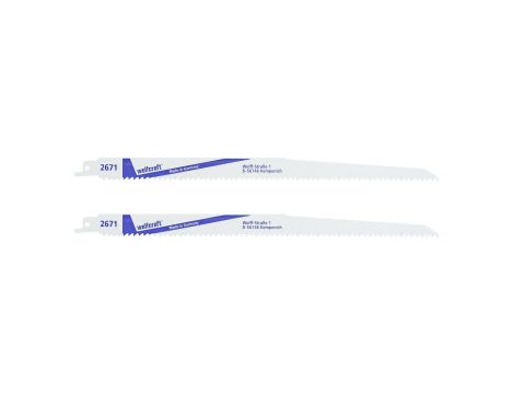 2 brzeszczoty szablaste BiM Wolfcraft dł. 280 mm