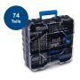 Wiertarko-wkrętarka w walizce + bateria 2 Ah + ładowarka 2,4 A + akcesoria C-DTB74/1-X 20 V IXES Scheppach - 7