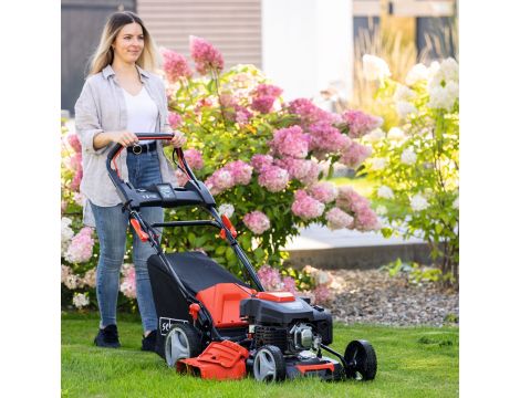 Kosiarka spalinowa Scheppach MS225-53E elektrostart + olej + nóż - 2