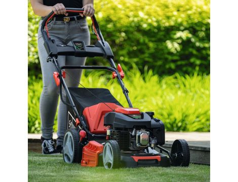 Kosiarka spalinowa Scheppach MS225-53E elektrostart + olej + nóż - 4