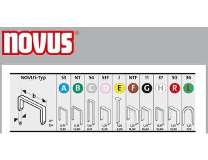 Zszywki typ C 4/15 NOVUS [1000 szt.] - image 2
