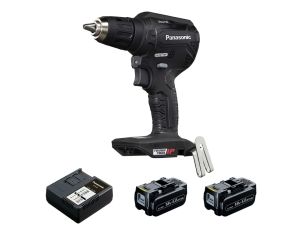 Kompaktowa i lekka wiertarko-wkrętarka 18 V Panasonic EY1DD1J18D, w zestawie ładowarka + 2 x aku 18 V / 5,0 Ah