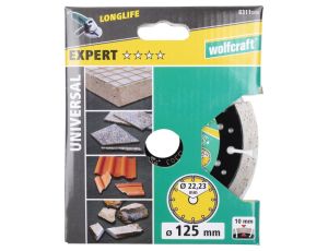Tarcza diamentowa 125 do cięcia PRO Laser Universal, wolfcraft - image 2