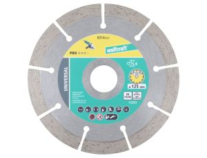 Tarcza diamentowa 125 do cięcia uniwersalna PRO, wolfcraft