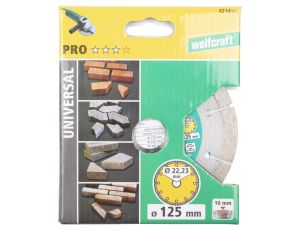 Tarcza diamentowa 125 do cięcia uniwersalna PRO, wolfcraft - image 2