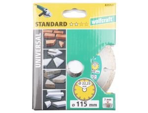 Tarcza diamentowa 115 do cięcia Solid Uniwersal, wolfcraft - image 2