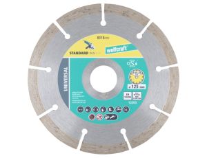 Tarcza diamentowa 125 do cięcia Solid Uniwersal, wolfcraft