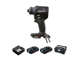 Kompaktowa i lekka wiertarko-wkrętarka 18V Panasonic EY1DD2N18A2B32 w systainerze, 2 x 18V/3,0 Ah i ładowarka