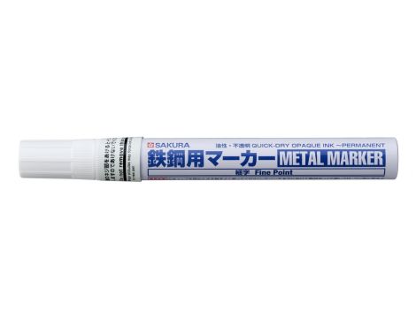 Marker METAL biały cienki, Sakura - 2