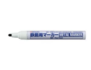 Marker METAL czarny cienki, Sakura