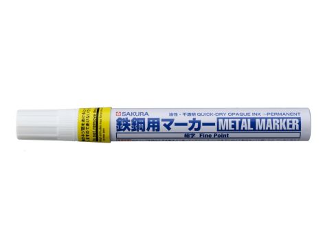 Marker METAL żółty cienki, Sakura - 2
