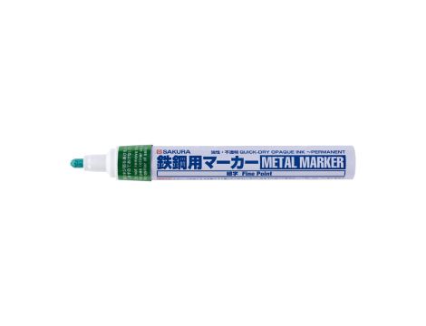 Marker METAL zielony cienki, Sakura