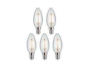 Źródło światła LED świecowa 5X4,8W 470lm E14 2700K 230V przeźroczysty / szkło