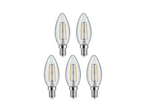 Źródło światła LED świecowa 5X4,8W 470lm E14 2700K 230V przeźroczysty / szkło - image 2