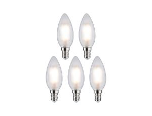 Źródło światła LED świecowa 5X4,8W 470lm E14 4000K 230V matowy / szkło