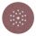 Papier ścierny Menzer RED fi 225 K36 19 otworów do szlifierek do gipsu 10 szt/opak.