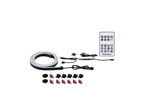 Zestaw taśma BLACK NEON RGBW+ 3W  84 led/metr 150cm +pilot  5VDC czarny / tworzywo sztuczne - 2