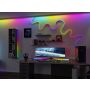 Zestaw taśma BLACK NEON RGBW+ 3W  84 led/metr 150cm +pilot  5VDC czarny / tworzywo sztuczne - 10