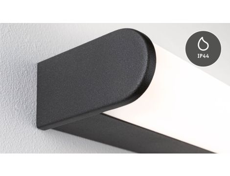 Oprawa ścienna nad lustro ARNEB LED 9W 3000K 550lm 328mm IP44 230V czarny / aluminium - 4