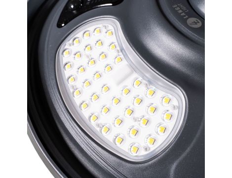 Oprawa parkowa solarna MOONSOLAR LED 25W czujnik ruchu i zmierzchu pilot 4000K IP65 antracyt / aluminium - 9