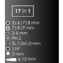 Klucz do szaf sterowniczych Mini Key V2   17 w 1 - 3