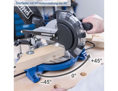 Ukośnica Scheppach HM210L bez posuwu - 2