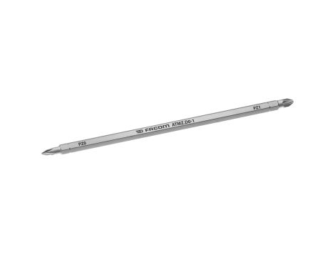 Facom - Grot dwustronny 1/4" do śrub Pozidriv®, PZ0 - ATMZ.D0-1