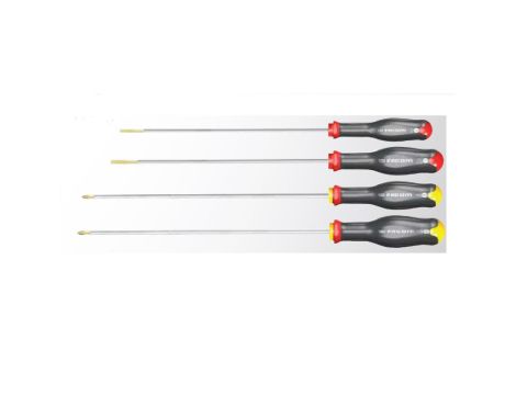 Facom - Zestaw 4 wkrętaków Protwist® z długim grotem, do śrub z rowkiem i Phillips®, 4 - AT.J4PB