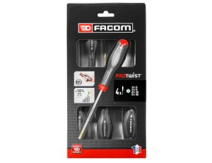Facom - Zestaw 4 wkrętaków Protwist® do śrub Resistorx®, TT10 - ATXR.J4PB