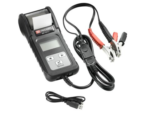 Facom - Tester akumulatorów USB 12 V z wbudowaną drukarką - BAT.TESTU