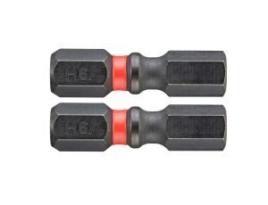 Facom - Końcówka udarowa do śrub z gniazdem 6-kątnym, 6 mm (2 szt.) - ENH.106