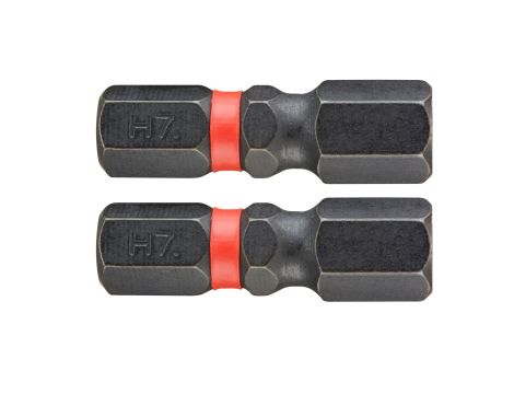 Facom - Końcówka udarowa do śrub z gniazdem 6-kątnym, 7 mm (2 szt.) - ENH.107