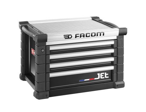 Facom - Skrzynia Jet 4 Szuflady Na 3 Mod Czarna - JET.C4NM3A