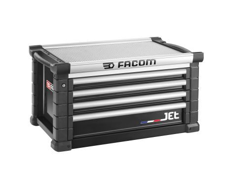 Facom - Skrzynia Jet 4 Szuflady Na 4 Mod Czarna - JET.C4NM4A